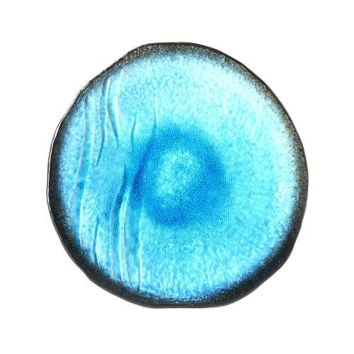Farfurie din ceramica MIJ Sky - o 27 cm - albastru
