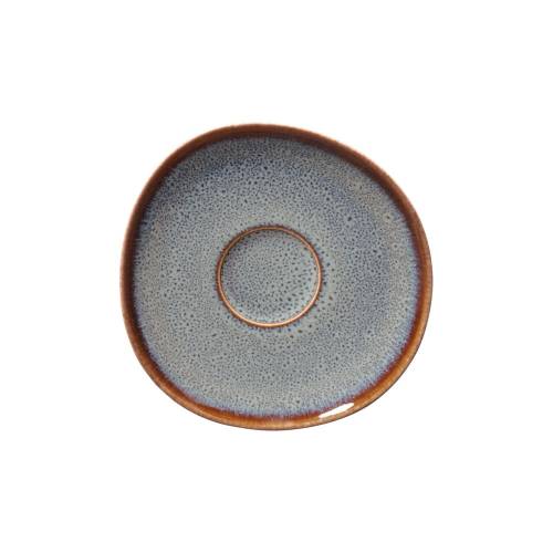 Farfurie din gresie ceramica Villeroy & Boch Like Lave - 15 - 5 x 15 cm - gri - maro