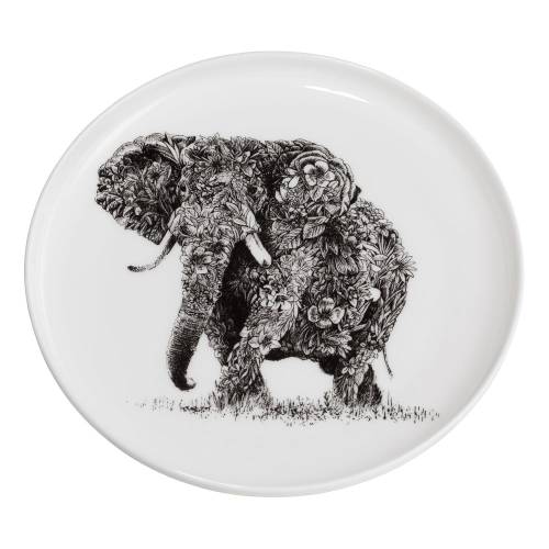 Farfurie din portelan Maxwell & Williams Marini Ferlazzo Elephant - o 20 cm - alb