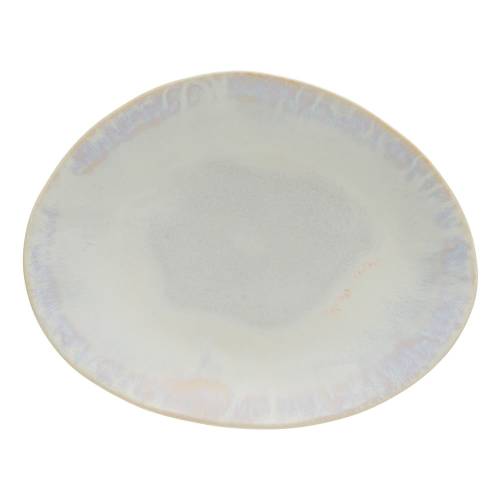 Farfurie ovala din gresie ceramica Costa Nova Brisa - alb