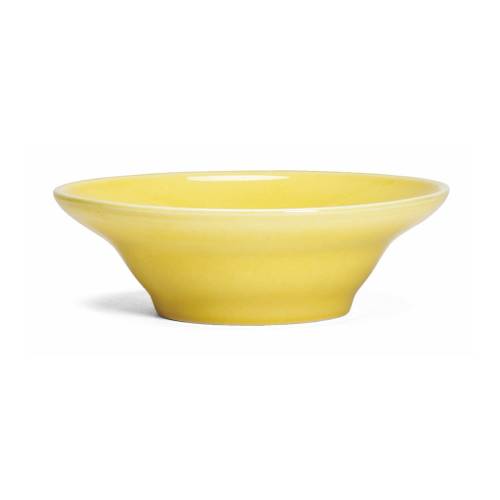 Farfurie pentru supa din gresie Kahler Design Ursula -  20 cm - galben