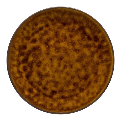 Farfurie/platou din gresie ceramica Costa Nova Roda -  28 cm - maro